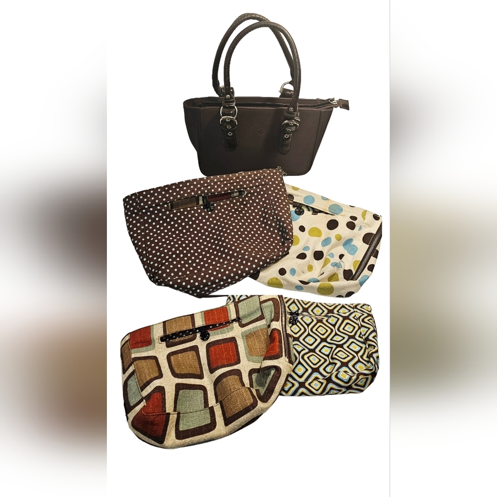 One Purse 5 Styles -Reversible/Interchangable Shoulder Bag [Luvail Convertible]